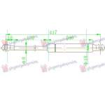  AMORTIZOR  HAION  (415L-390N)      pentru FORD, FORD KA 08-16