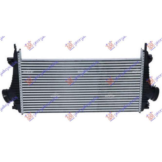 RADIATOR INTERCOOLER 1.6 CDTi DIESEL (665x315x32) pentru OPEL, OPEL INSIGNIA 13-17, PEUGEOT, PEUGEOT EXPERT 07-16, Partea frontala, Radiator Intercooler