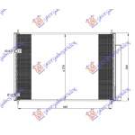  RADIATOR  AC  BENZINA  -DSL  (59.6x38x1.6)  pentru TOYOTA, TOYOTA AVENSIS (T27) 12-15