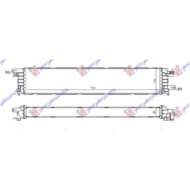 RADIATOR ADITIONAL 3.0TFSi BNZ (720x135x52) pentru AUDI, AUDI A7 SPORTBACK 10-14