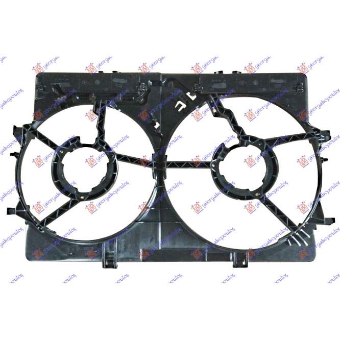  CAPAC  PLASTIC  ELECTROVENTILATOR  BENZ-DIESEL  pentru AUDI, AUDI Q3 11-14
