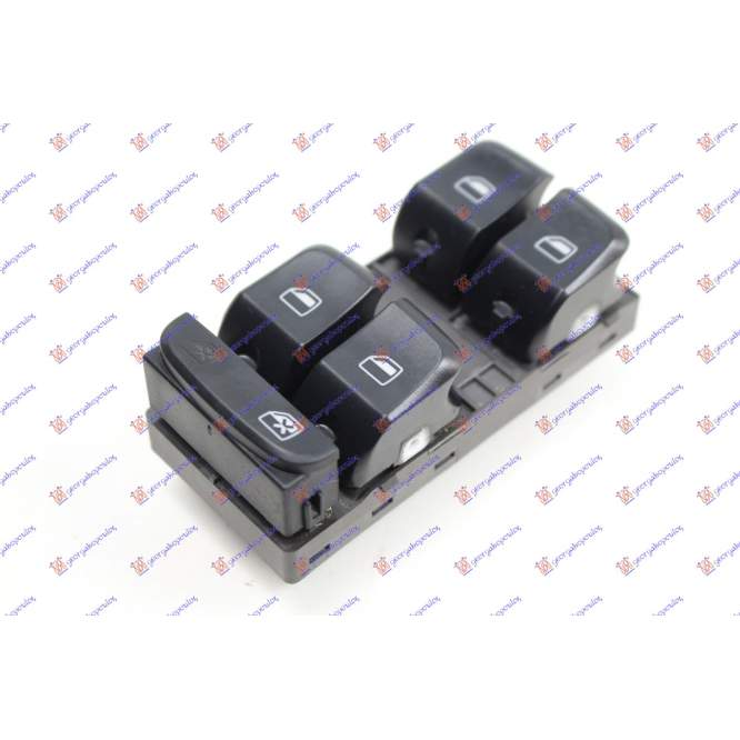  COMUTATOR  USA  FATA  (Cvadruplu)(10pin)  STG.  pentru AUDI, AUDI Q5 08-12, PEUGEOT, PEUGEOT EXPERT 07-16, Interior, Comutatoare