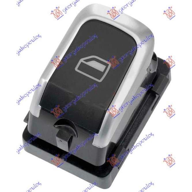  COMUTATOR  USA  FATA  /  SPATE  (4PIN)  (CROMAT/NEGRU)  DR.  pentru AUDI, AUDI A7 SPORTBACK 10-14, PEUGEOT, PEUGEOT EXPERT 07-16, Interior, Comutatoare
