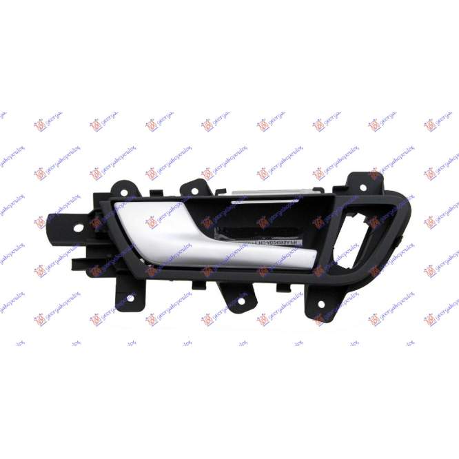 MANER INTERIOR USA FATA ARGINTIU NEGRU - F2 pentru AUDI, AUDI A4 11-15