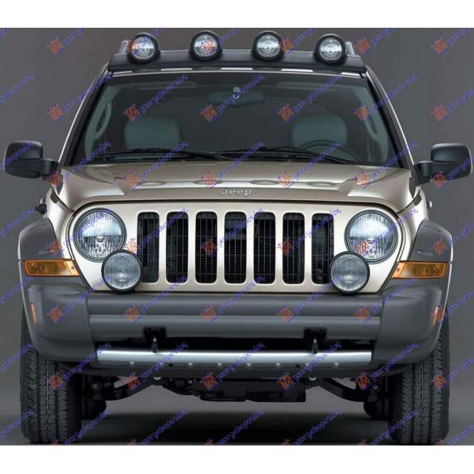 FR. BUMPER 05- (W/SPOTLIGHT HO)RENEGATE - JEEP CHEROKEE (LIBERTY) 02-08 pentru JEEP, JEEP CHEROKEE 02-08