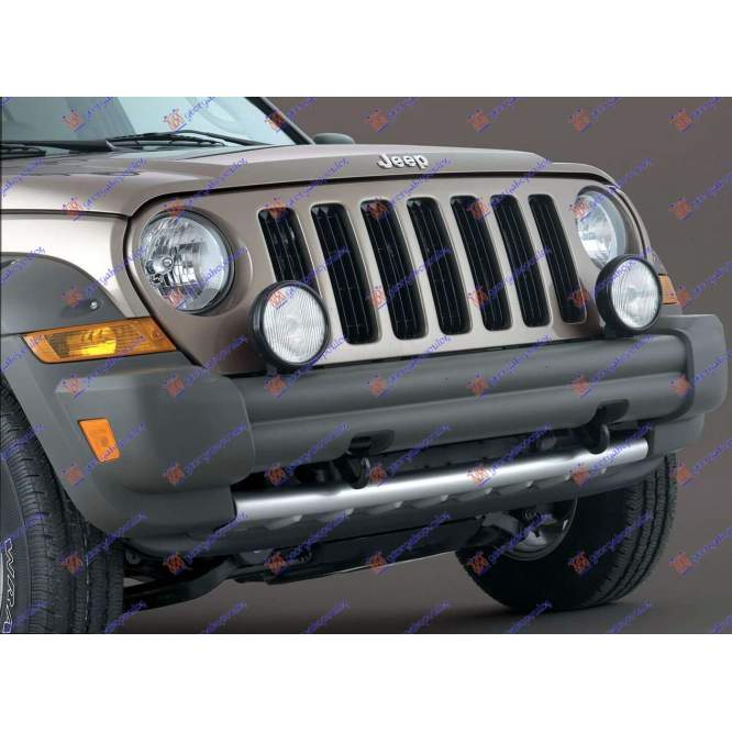 FR. BUMPER 05- (W/SPOTLIGHT HO)RENEGATE - JEEP CHEROKEE (LIBERTY) 02-08 pentru JEEP, JEEP CHEROKEE 02-08