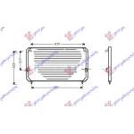 RADIATOR AC (69x34.5) - TOYOTA CARINA E/CORONA 91-95 pentru TOYOTA, TOYOTA CARINA E/CORONA 91-95