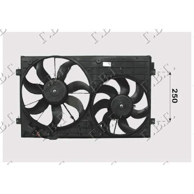 GMW DUBLU BNZ.-DSL. (RAD 40,5cm) - AUDI A3 08-12 pentru AUDI, AUDI A3 08-12