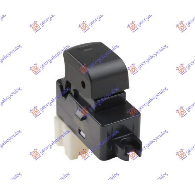 COMUTATOR USA FATA  (Quatern) (LUMINA IN BUTON) (6pin) - NISSAN MICRA (K13) 10-13 pentru NISSAN, NISSAN MICRA (K13) 10-13, PEUGEOT, PEUGEOT EXPERT 07-16, Interior, Comutatoare