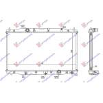 RADIATOR 2.2 CDTi DIESEL MANUAL (398x726x26) - HONDA CR-V 07-10 pentru HONDA, HONDA CR-V 07-10