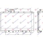 RADIATOR 2.0 BENZINA MANUAL-AUTO (375x710x26) - SUZUKI SX4 07-13 pentru SUZUKI, SUZUKI SX4 07-13