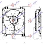 ELECTROVENTILATOR COMPLET  1.9JTD 1.9DDiS - SUZUKI SX4 07-13 pentru SUZUKI, SUZUKI SX4 07-13