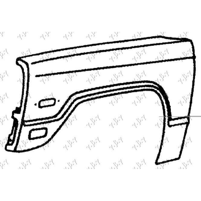 ARIPA FATA - FORD COURIER P/U 78-85 pentru FORD, FORD COURIER P/U 78-85