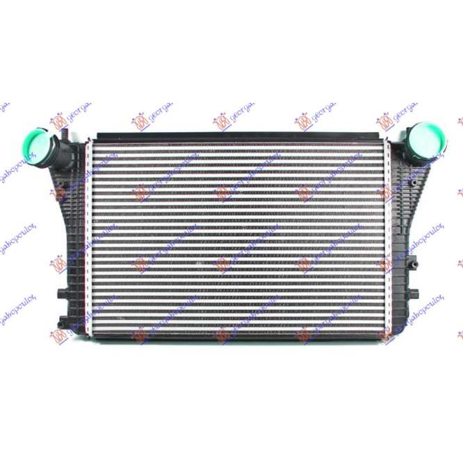 RAD.INTERC.BNZ-DSL (61,5x40,5x32) Φ70 - AUDI TT 06-14 pentru AUDI, AUDI TT 06-14, PEUGEOT, PEUGEOT EXPERT 07-16, Partea frontala, Radiator Intercooler