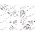 BUTON DESCHIDERE CAPOTA PORTBAGAJ (DESCHIDERE AUTOMATA) (O)  pentru ALFA ROMEO, ALFA ROMEO GIULIA 15-