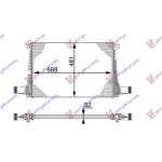 RADIATOR INTERCOOLER 2.0 TFSi PETROL - 3.0 TDi DIESEL (690x480x32) -  AUDI Q7 15-19 pentru PEUGEOT, PEUGEOT EXPERT 07-16, Partea frontala, Radiator Intercooler, AUDI, AUDI Q7 15-19