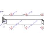  RADIATOR  SUPLIMENTAR  1.2TSI-1.4TSI  (646X86X56)  pentru AUDI, AUDI A1 10-14
