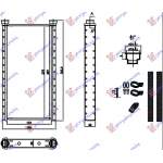 RADIATOR INCALZIRE (BR) (135x280x26) pentru AUDI, AUDI A7 SPORTBACK 10-14