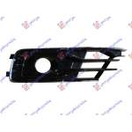 GRILA BARA FATA (EXCLUSIVE NEGRU) (CU ORIF. PROIECTOR CEATA) STG. pentru AUDI, AUDI A6 14-18
