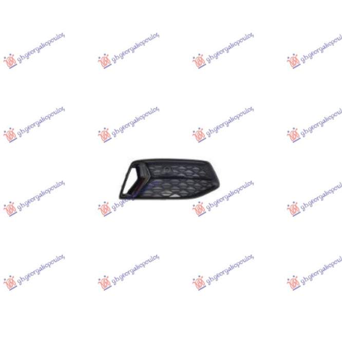 GRILA BARA FATA NEAGRA/NEGRU LUCIOS (CU ORIFICII SENZORI PARCARE) DR. pentru AUDI, AUDI A6 18-