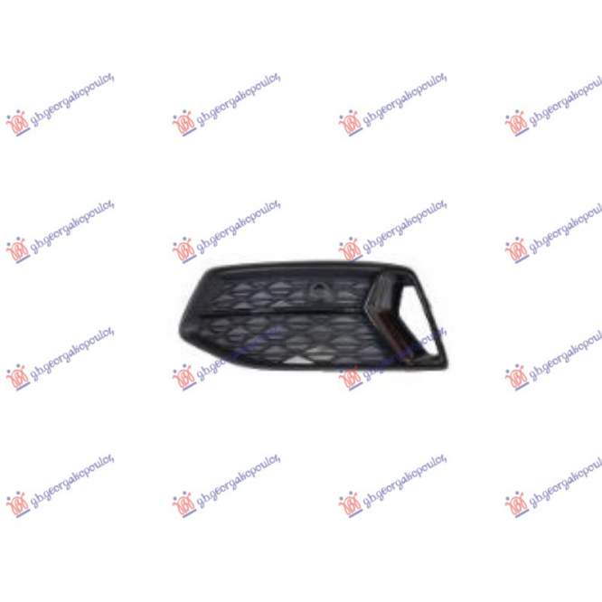 GRILA BARA FATA NEAGRA/NEGRU LUCIOS (CU ORIFICII SENZORI PARCARE) STG. pentru AUDI, AUDI A6 18-