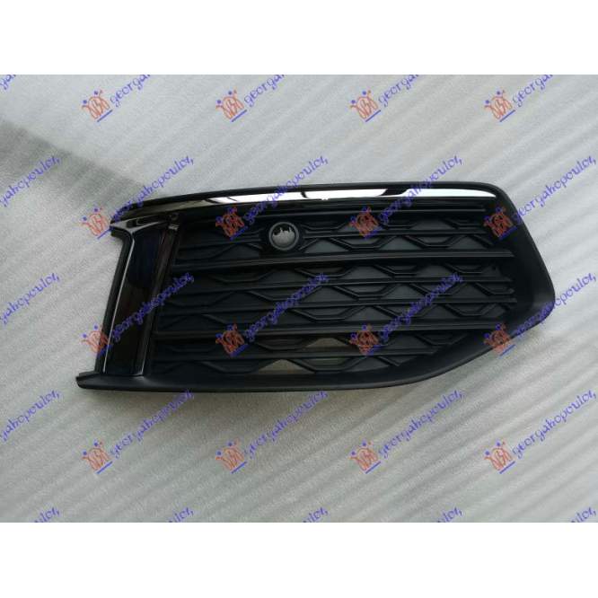 GRILA BARA FATA (CU ORIFICII SENZORI PARCARE) (DESIGN) DR. pentru AUDI, AUDI A6 18-