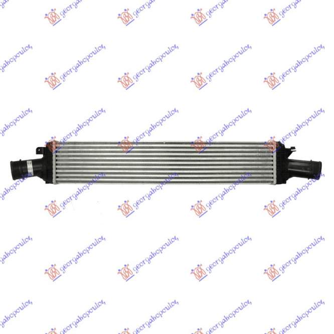RADIATOR INTERCOOLER 2.7-3.0 Tdi DIESEL (720x140x80) pentru AUDI, AUDI A4 11-15, PEUGEOT, PEUGEOT EXPERT 07-16, Partea frontala, Radiator Intercooler