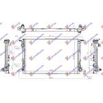 RADIATOR 2.9-3.0 TFSi BENZINA AUTOMATIC - 3.0 TDi DIESEL AUTOMATIC (720x470x32)  (KOYO) pentru AUDI, AUDI A6 18-