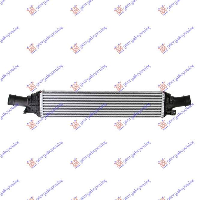 RADIATOR INTERCOOLER 1.8-2.0 TFSi BENZINA- 2.0 TDi DIESEL (665x135x60) pentru AUDI, AUDI A5 11-16, PEUGEOT, PEUGEOT EXPERT 07-16, Partea frontala, Radiator Intercooler