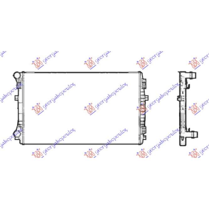 RADIATOR 1.0 TSi-1.2-1.4 TFSi BENZINA- 1.6-2.0 TDi DIESEL (650x400) (KOYO) pentru VW, VW GOLF SPORTSVAN 18-
