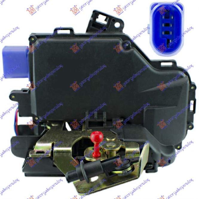 BROASCA USA SPATE CU INCHIDERE CENTRALIZATA 7 PINI (CALITATEA A) STG. pentru AUDI, AUDI A8 02-09