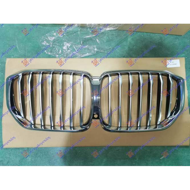 GRILA CROMATA (CU CAMERA) pentru BMW, BMW X5 (G05) 18-23