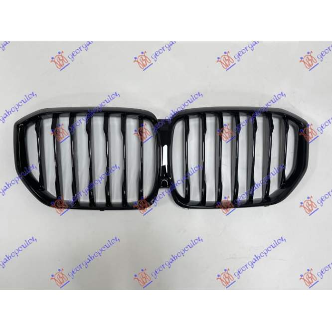 GRILA NEAGRA LUCIOASA pentru BMW, BMW X5 (G05) 18-23
