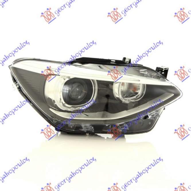 FAR BI-XENON CU LED DRL (HELLA) DR. pentru BMW, BMW SERIES 1 (F21/20) 3/5D 11-15