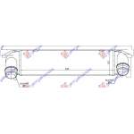 INTERCOOLER 1,4-1,8-2,0 BENZ.-DSL (495x13 - BMW SERIES 1 (F21/20) 3/5D 11-15 pentru BMW, BMW SERIES 1 (F21/20) 3/5D 11-15, PEUGEOT, PEUGEOT EXPERT 07-16, Partea frontala, Radiator Intercooler