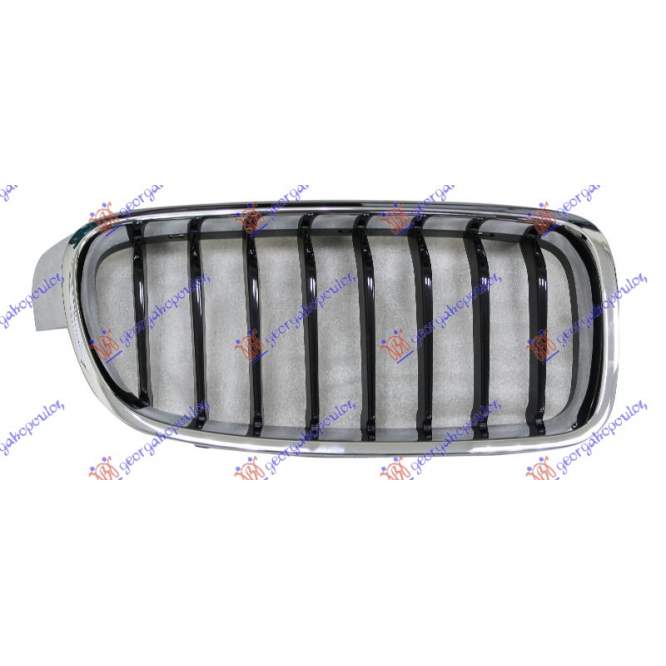 GRILA CROMATA/NEAGRA (SPORT) - BMW SERIES 3 (F30/F31) SDN/S.W. 12-14 pentru BMW, BMW SERIES 3 (F30/F31) SDN/S.W. 12-14