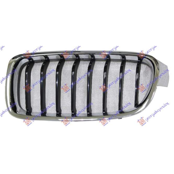 GRILA CROMATA/NEAGRA (SPORT) - BMW SERIES 3 (F30/F31) SDN/S.W. 12-14 pentru BMW, BMW SERIES 3 (F30/F31) SDN/S.W. 12-14
