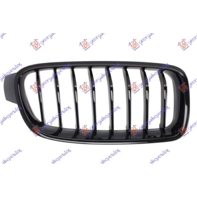 GRILA  NEAGRA (SPORT) - BMW SERIES 3 (F30/F31) SDN/S.W. 12-14 pentru BMW, BMW SERIES 3 (F30/F31) SDN/S.W. 12-14