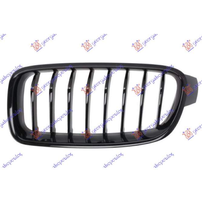 GRILA  NEAGRA (SPORT) - BMW SERIES 3 (F30/F31) SDN/S.W. 12-14 pentru BMW, BMW SERIES 3 (F30/F31) SDN/S.W. 12-14