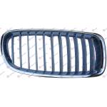 GRILA CENTRALA (CROMATA/ARGINTIE) - BMW SERIES 3 (F30/F31) SDN/S.W. 12-14 pentru BMW, BMW SERIES 3 (F30/F31) SDN/S.W. 12-14