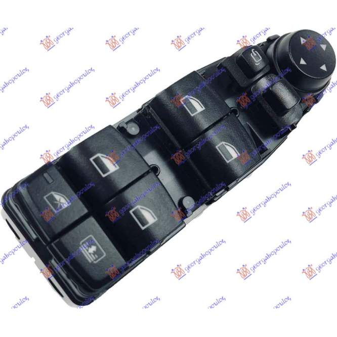 DOOR/MIRROR SWITCH FOLD. FR. (courtin) (Quatern)(6pin) - F2 pentru BMW, BMW SERIES 3 (F30/F31) SDN/S.W. 12-14, PEUGEOT, PEUGEOT EXPERT 07-16, Interior, Comutatoare