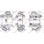 RADIATOR INTERCOOLER 4.0-4.4 PETROL (130x144) (& GT-F07) - BMW BMW X6 (E71) 08-14 pentru BMW, BMW X6 (E71) 08-14, PEUGEOT, PEUGEOT EXPERT 07-16, Partea frontala, Radiator Intercooler