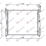 RADIATOR 3.6 PETROL AUTOMATIC (637x515x16) - JEEP JEEP GRAND CHEROKEE 11-14 pentru JEEP, JEEP GRAND CHEROKEE 11-14