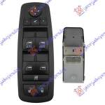 DOOR/MIRROR SWITCH FRONT CENTRAL LOCK (Quatern) (11pin) (MIR. FOLDABLE ) - JEEP JEEP GRAND CHEROKEE 11-14 pentru JEEP, JEEP GRAND CHEROKEE 11-14, PEUGEOT, PEUGEOT EXPERT 07-16, Interior, Comutatoare