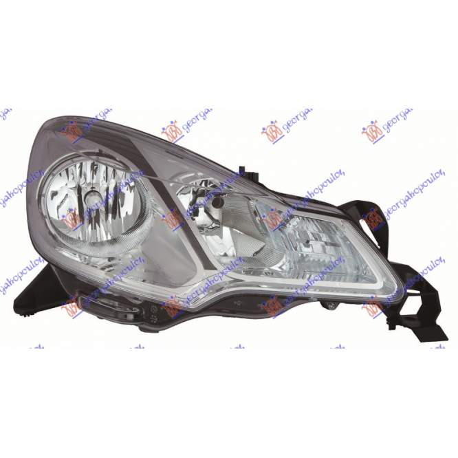 HEAD LAMP ELECTRICAL (W/MOTOR) (E) (TYC) - CITROEN CITROEN C3 13-16 pentru CITROEN, CITROEN C3 13-16