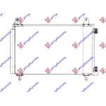 CONDENSER 1.2 PureTech-1.2 VTI-1.6 VTI PETROL - 1.5 BLUEHDI-1.6 HDI DIESEL (574x363) - PEUGEOT PEUGEOT 208 II 19-23 pentru PEUGEOT, PEUGEOT 208 II 19-23