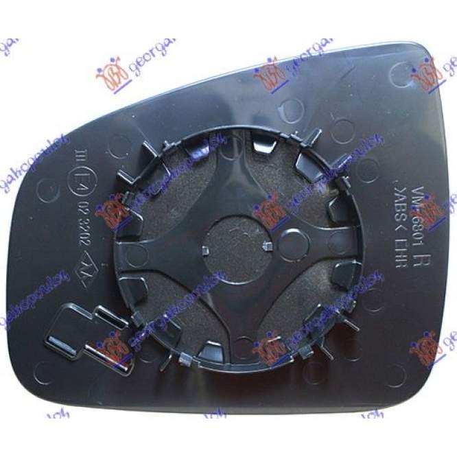 DOOR MIRROR GLASS (CONVEX GLASS) - DACIA DACIA LOGAN-MCV 12-16 pentru DACIA, DACIA LOGAN-MCV 12-16