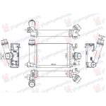 RADIATOR INTERCOOLER 1.0 PETROL (260x187) - DACIA DACIA SANDERO 20- pentru PEUGEOT, PEUGEOT EXPERT 07-16, Partea frontala, Radiator Intercooler, DACIA, DACIA SANDERO 20-