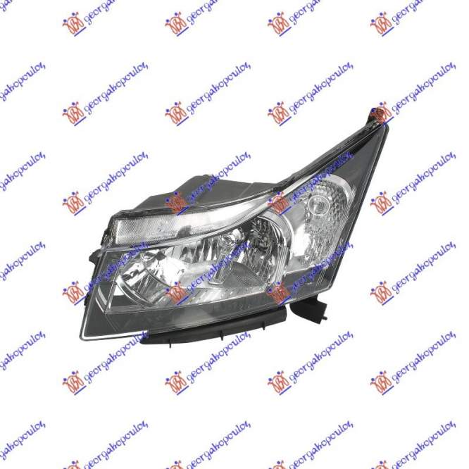 HEAD LAMP ELECTRICAL (W/MOTOR) (E) (TYC) - DAEWOO - CHEVROLET CHEVROLET CRUZE 09-13 pentru DAEWOO - CHEVROLET, CHEVROLET CRUZE 09-13