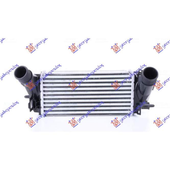 RADIATOR INTERCOOLER 1.0 EcoBoost BENZINA AUTO (300x147) pentru FORD, FORD FIESTA 13-17, PEUGEOT, PEUGEOT EXPERT 07-16, Partea frontala, Radiator Intercooler